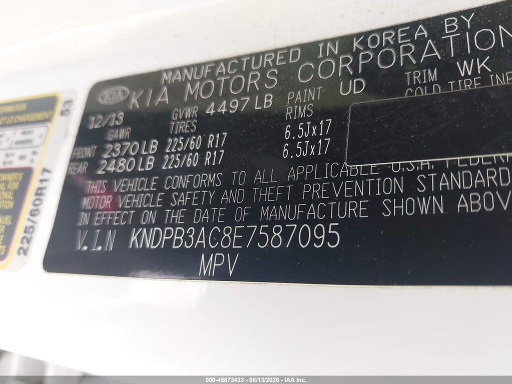 KNDPB3AC8E7587095 2014 KIA SPORTAGE photo no. 9