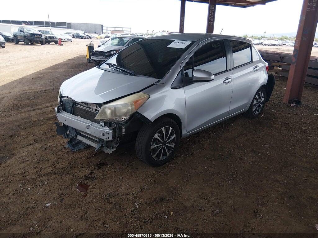 VNKKTUD36EA005840 2014 TOYOTA YARIS photo no. 2