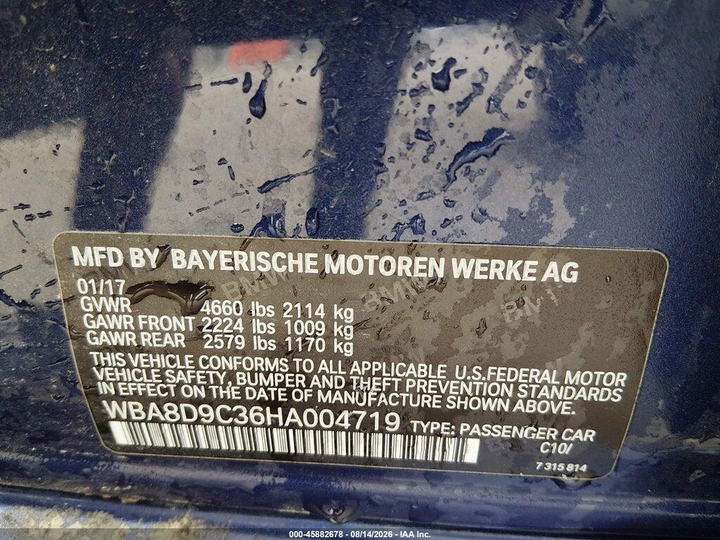 WBA8D9C36HA004719 2017 BMW 330I photo no. 9