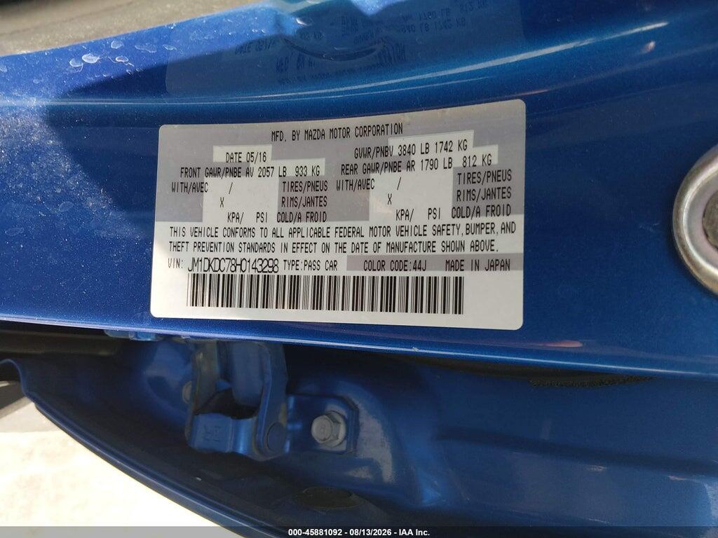 JM1DKDC78H0143298 2017 MAZDA CX-3 photo no. 9
