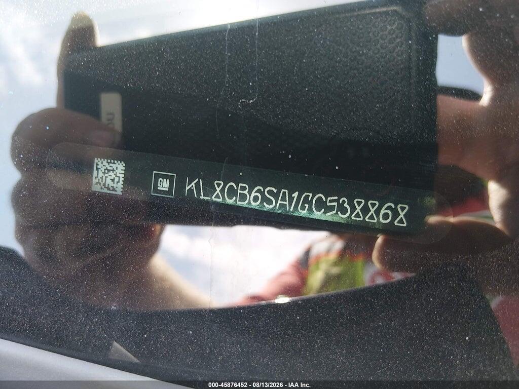 KL8CB6SA1GC538868 2016 CHEVROLET SPARK photo no. 9