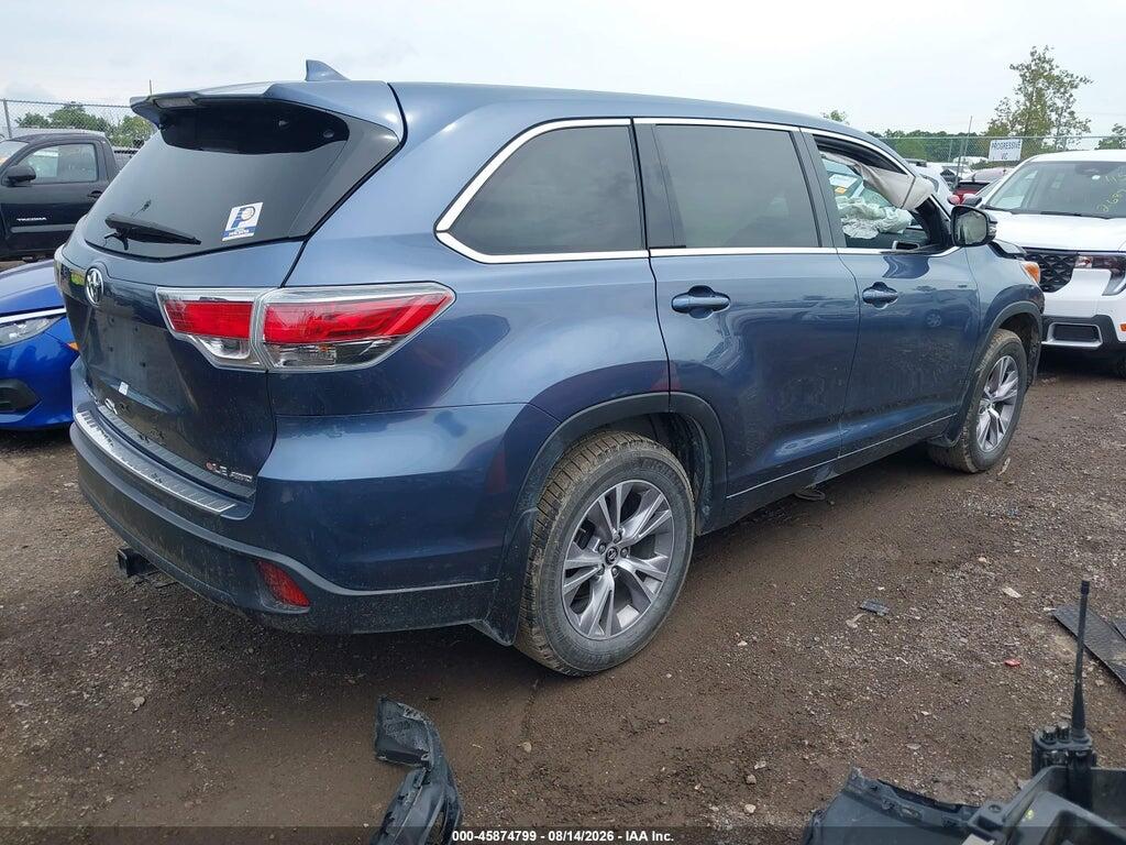 5TDBKRFH0GS288677 2016 TOYOTA HIGHLANDER photo no. 4