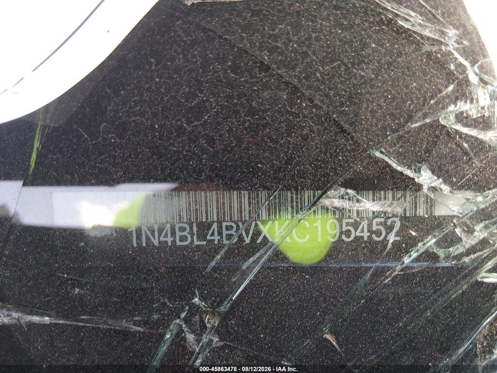 1N4BL4BVXKC195452 2019 NISSAN ALTIMA photo no. 9