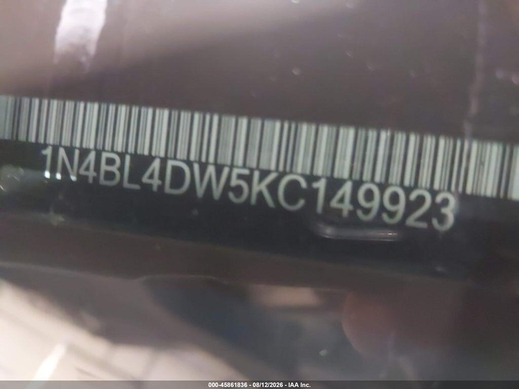 1N4BL4DW5KC149923 2019 NISSAN ALTIMA photo no. 9