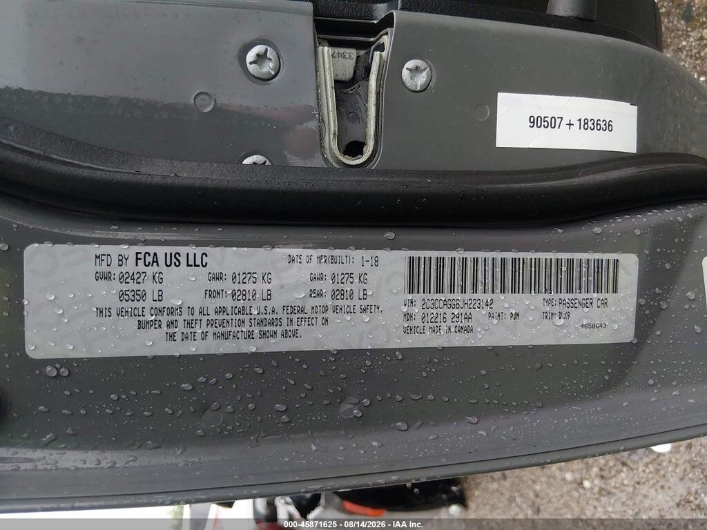 2C3CCAGG6JH223142 2018 CHRYSLER 300 photo no. 9