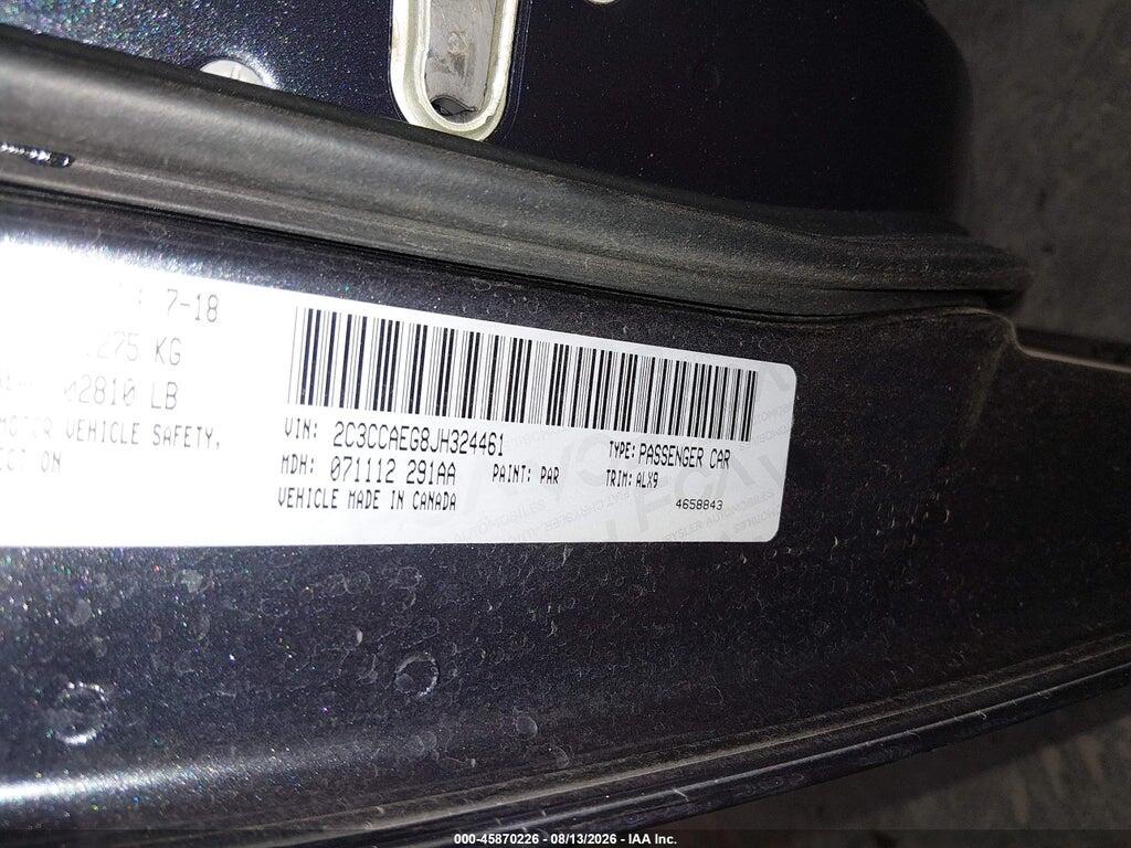 2C3CCAEG8JH324461 2018 CHRYSLER 300 photo no. 9