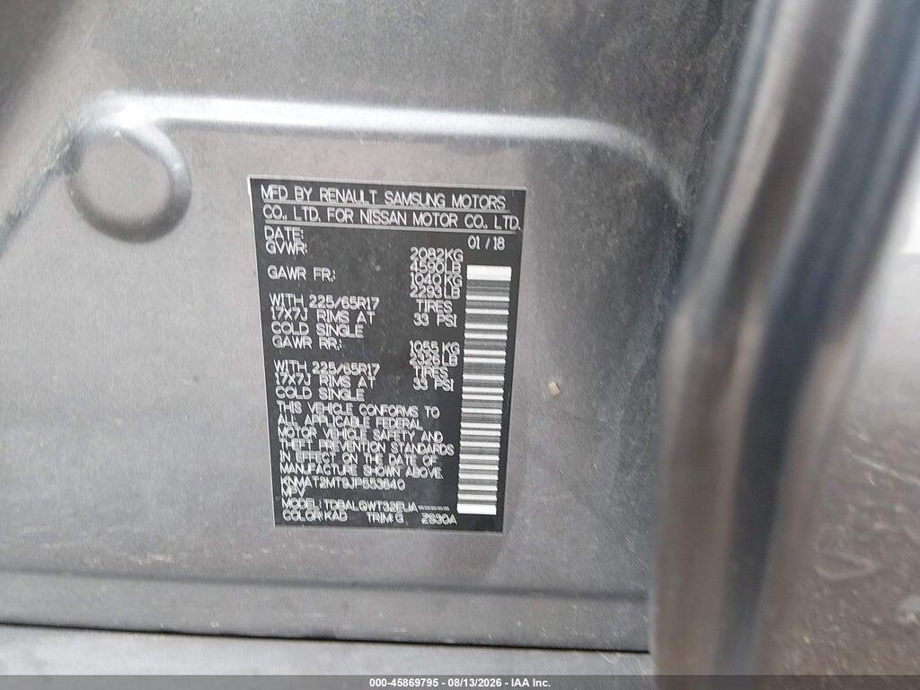 KNMAT2MT9JP553640 2018 NISSAN ROGUE photo no. 9