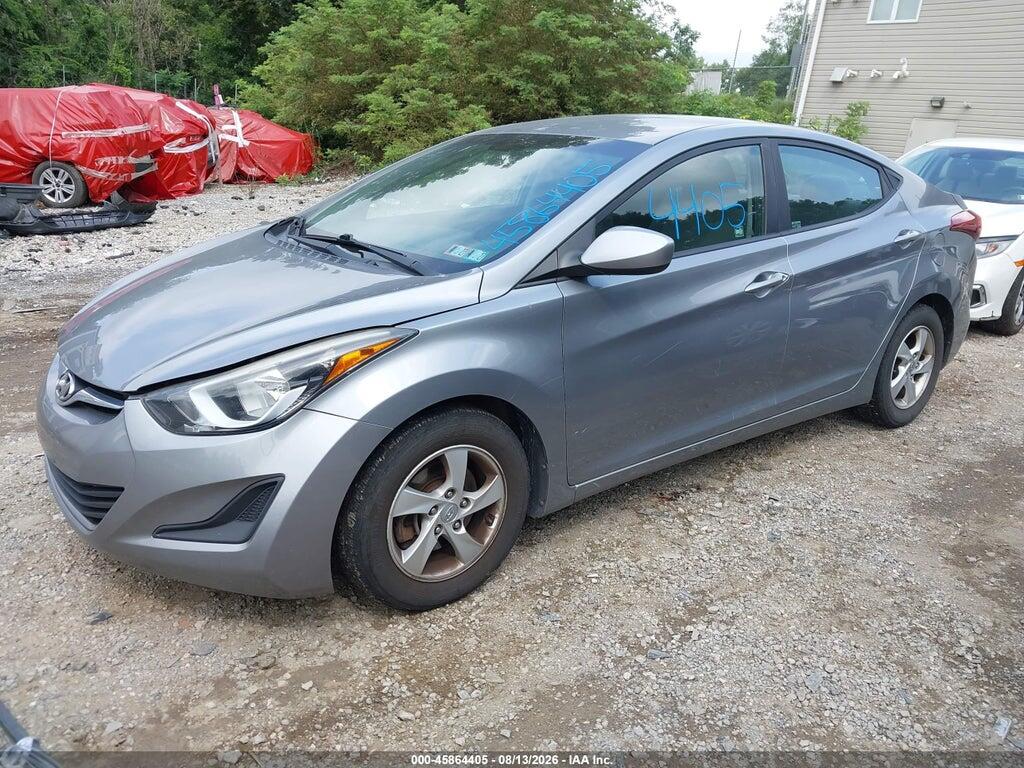 KMHDH4AE2EU195140 2014 HYUNDAI ELANTRA photo no. 2