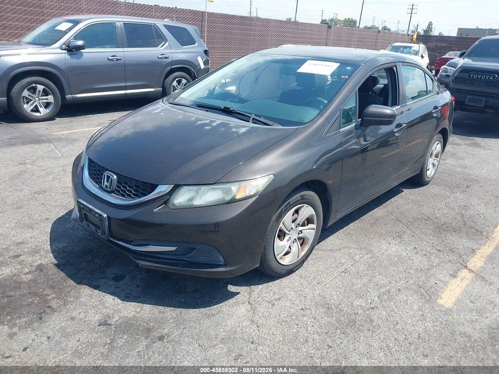 2HGFB2F57EH516685 2014 HONDA CIVIC photo no. 2