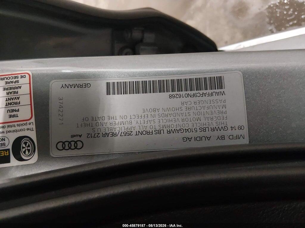 WAUFFAFC9FN016268 2015 AUDI A6 photo no. 9