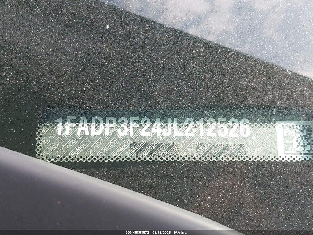 1FADP3F24JL212526 2018 FORD FOCUS photo no. 9