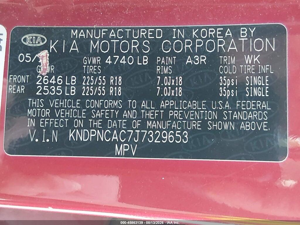 KNDPNCAC7J7329653 2018 KIA SPORTAGE photo no. 9