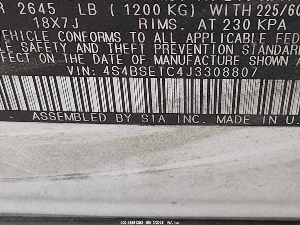 4S4BSETC4J3308807 2018 SUBARU OUTBACK photo no. 9