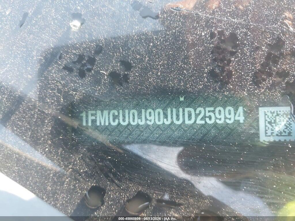 1FMCU0J90JUD25994 2018 FORD ESCAPE photo no. 9