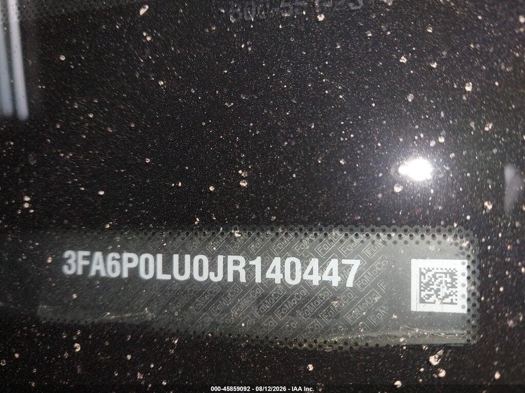 3FA6P0LU0JR140447 2018 FORD FUSION HYBRID photo no. 9
