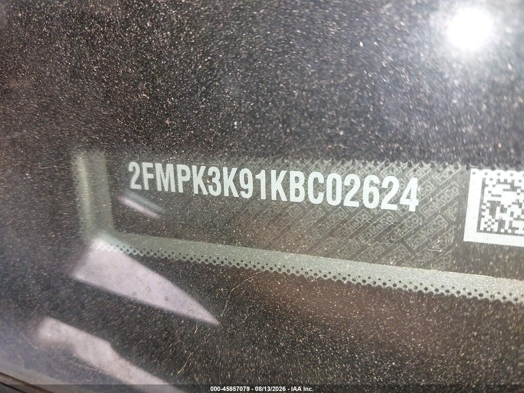 2FMPK3K91KBC02624 2019 FORD EDGE photo no. 9