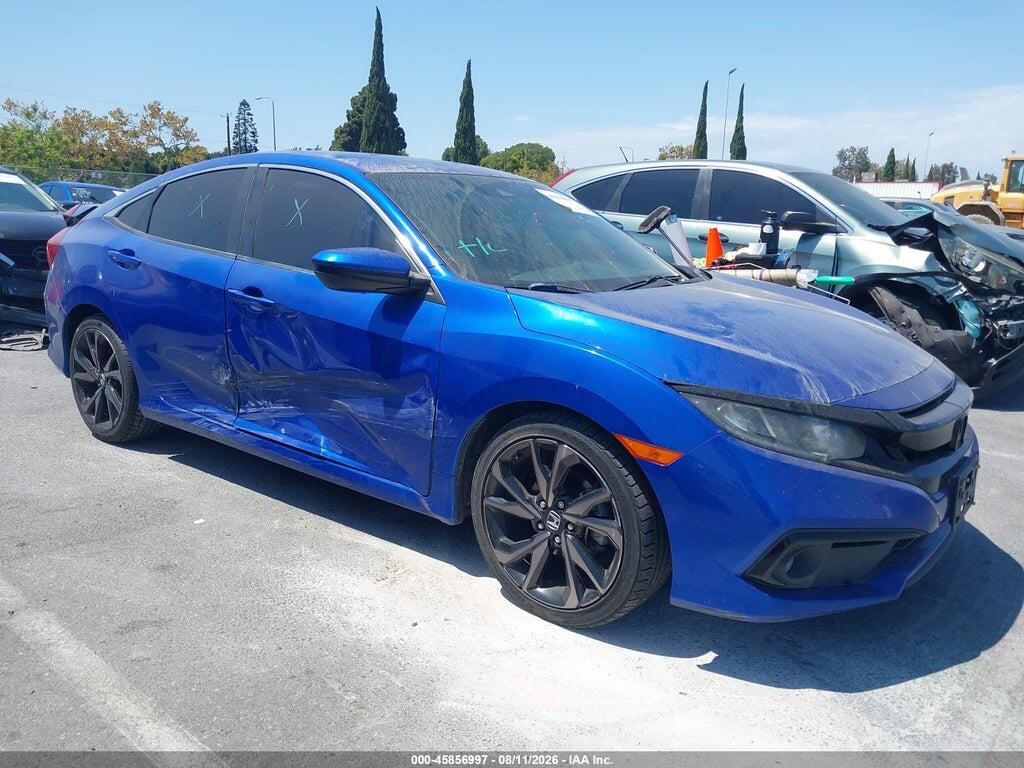 19XFC2F87KE210566 2019 HONDA CIVIC photo no. 1