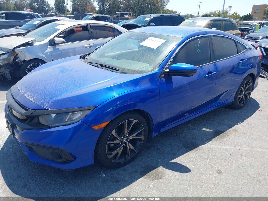 19XFC2F87KE210566 2019 HONDA CIVIC photo no. 2