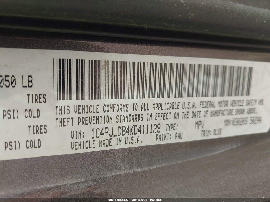 1C4PJLDB4KD411129 2019 JEEP CHEROKEE photo no. 9