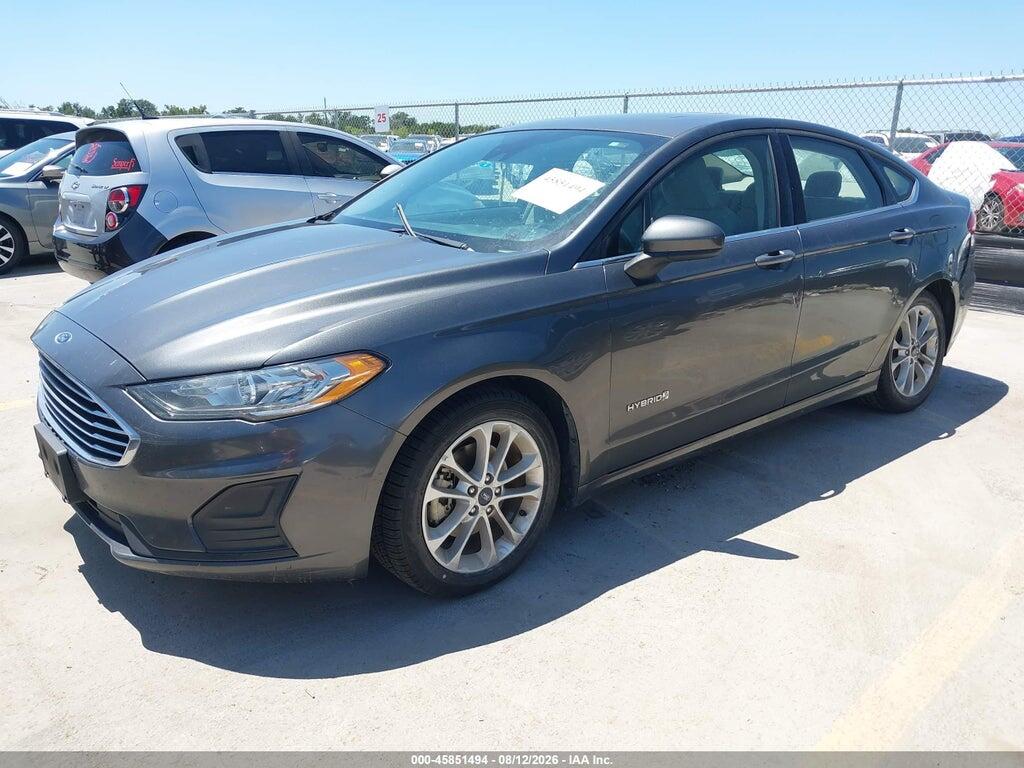 3FA6P0LU9KR207225 2019 FORD FUSION HYBRID photo no. 2
