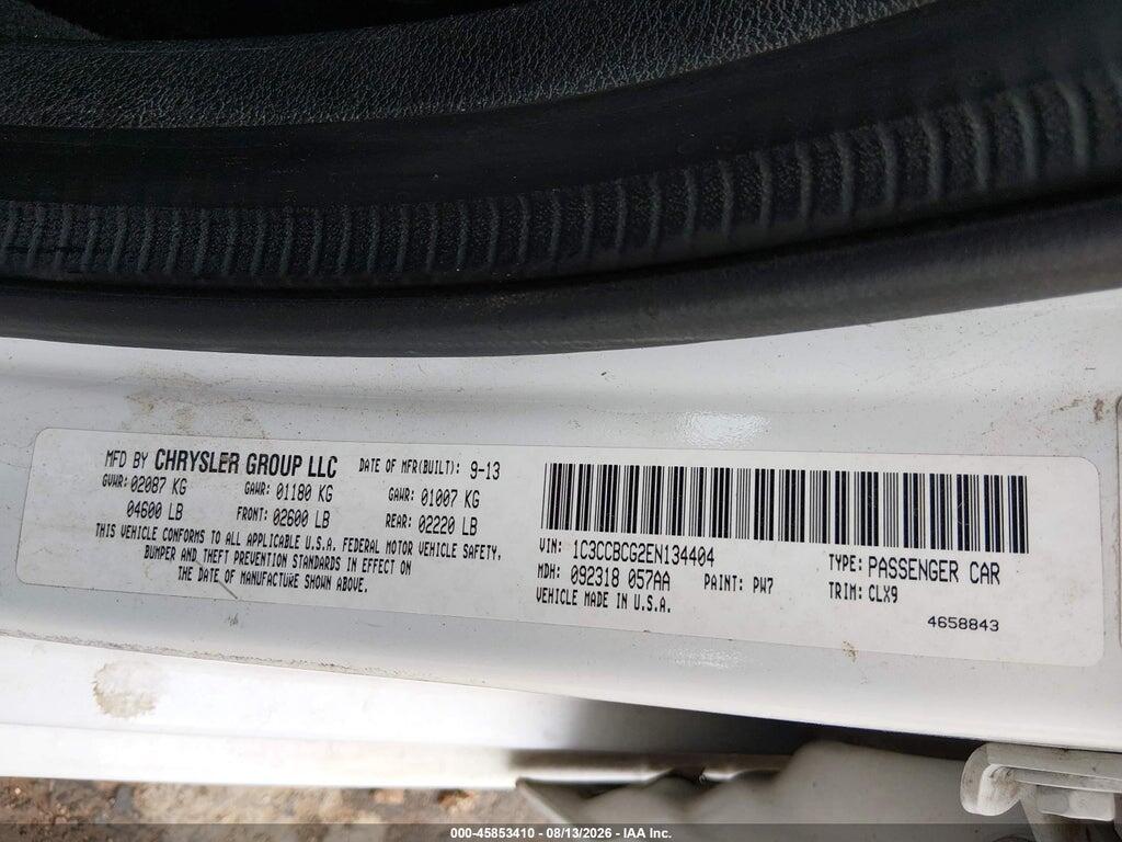 1C3CCBCG2EN134404 2014 CHRYSLER 200 photo no. 9