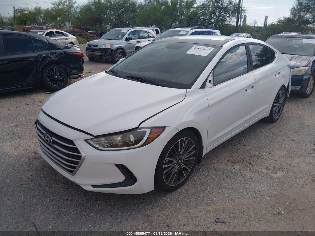 5NPD74LF8HH165796 2017 HYUNDAI ELANTRA photo no. 2