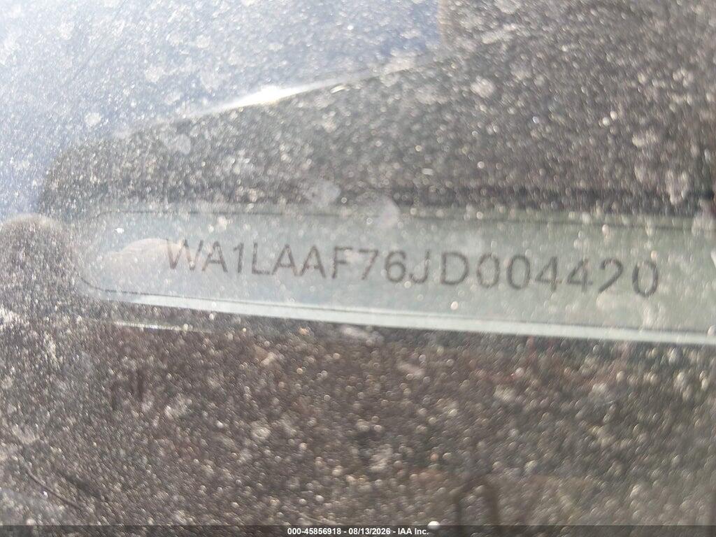 WA1LAAF76JD004420 2018 AUDI Q7 photo no. 9