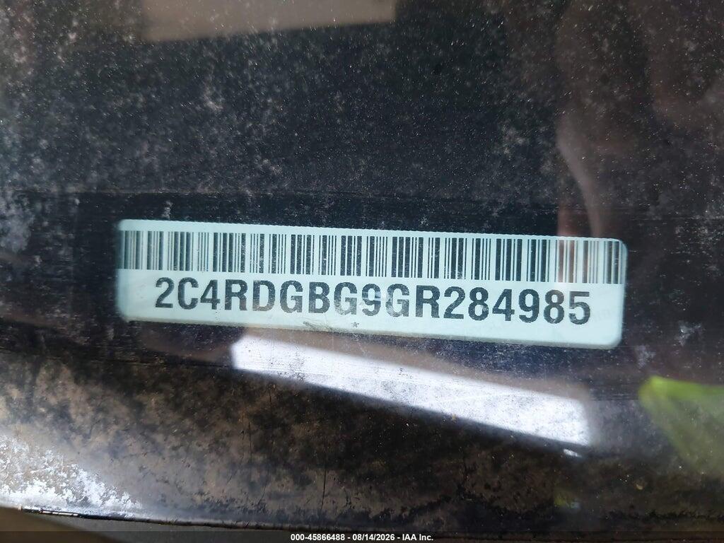 2C4RDGBG9GR284985 2016 DODGE GRAND CARAVAN photo no. 9