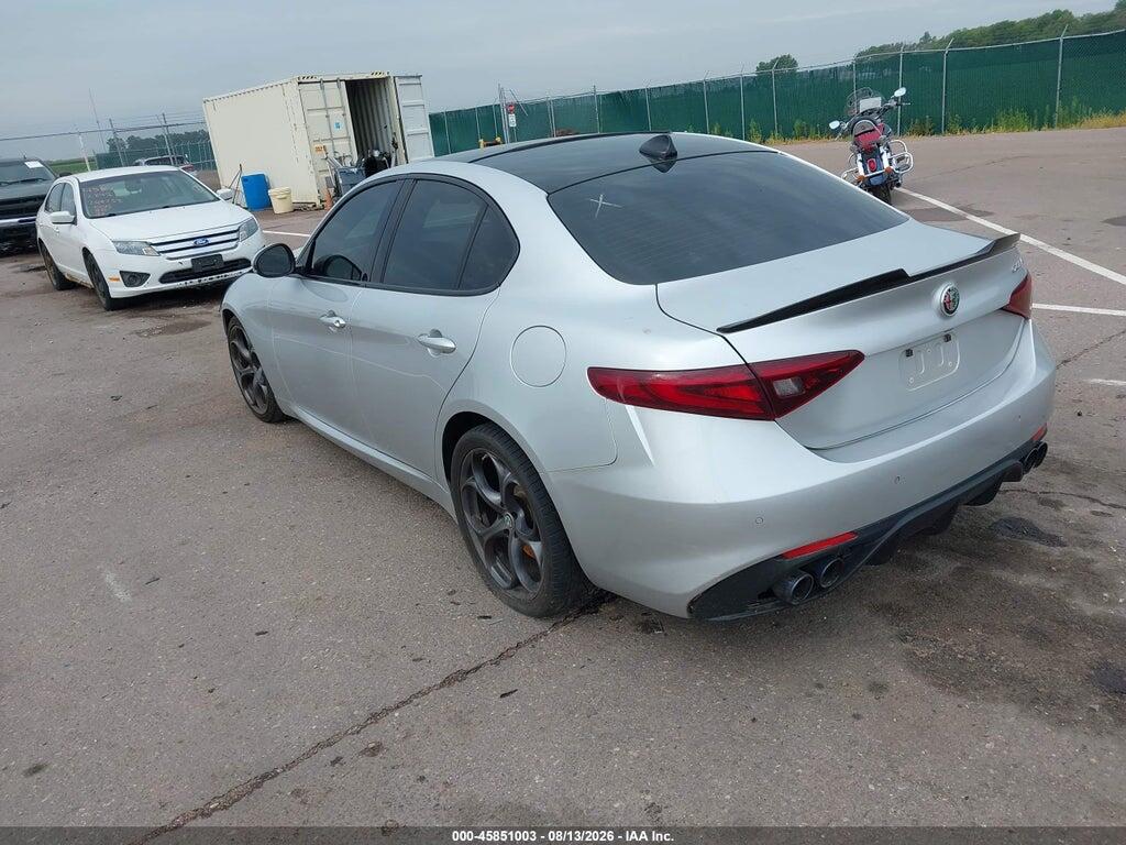 ZARFAECN2J7568146 2018 ALFA ROMEO GIULIA photo no. 3