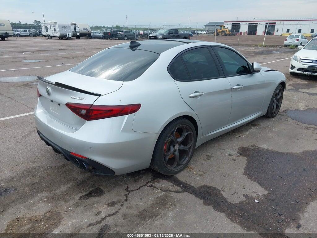 ZARFAECN2J7568146 2018 ALFA ROMEO GIULIA photo no. 4