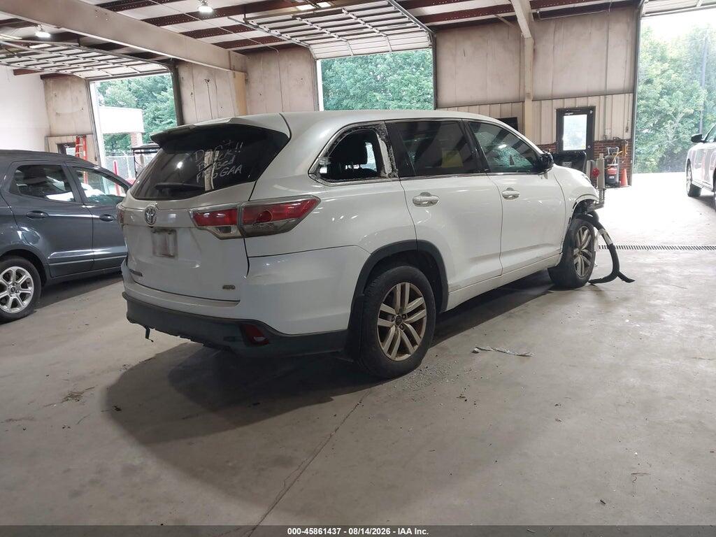 5TDBKRFH5GS326338 2016 TOYOTA HIGHLANDER photo no. 4