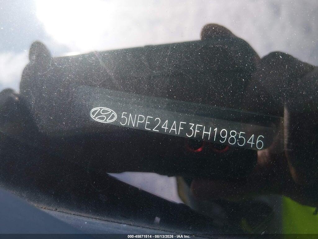 5NPE24AF3FH198546 2015 HYUNDAI SONATA photo no. 12
