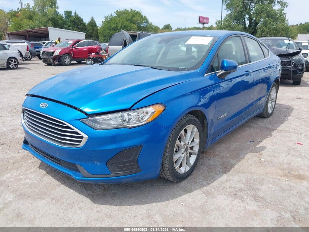 3FA6P0LU7KR187539 2019 FORD FUSION HYBRID photo no. 2