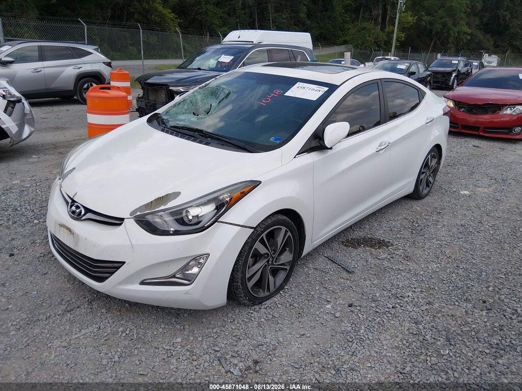 5NPDH4AE3FH557427 2015 HYUNDAI ELANTRA photo no. 2