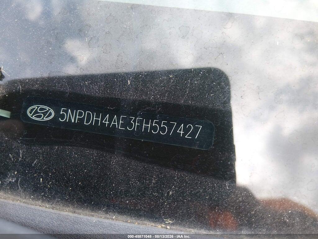 5NPDH4AE3FH557427 2015 HYUNDAI ELANTRA photo no. 9