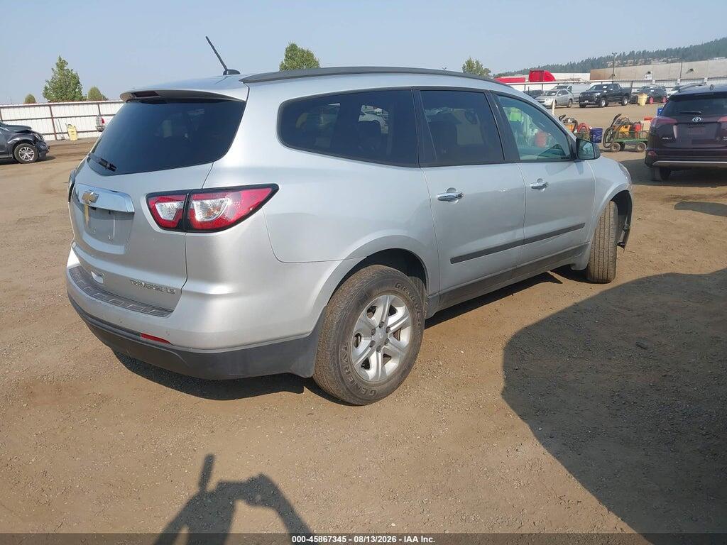 1GNKRFED1FJ335436 2015 CHEVROLET TRAVERSE photo no. 4