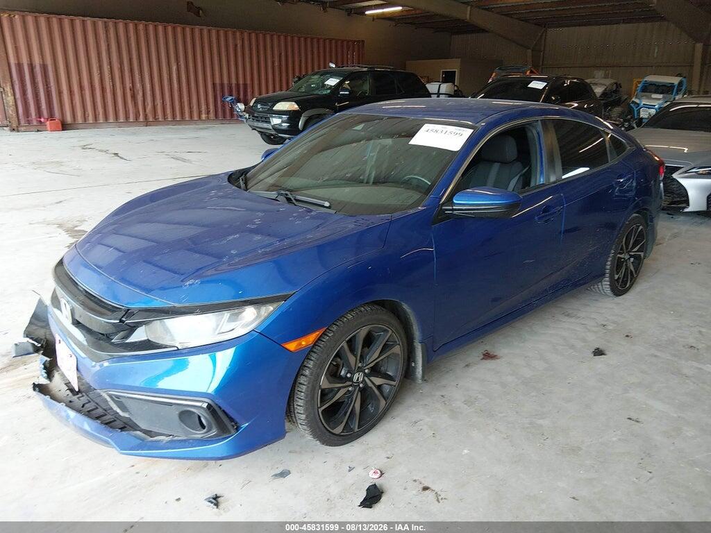 2HGFC2F81KH534909 2019 HONDA CIVIC photo no. 2