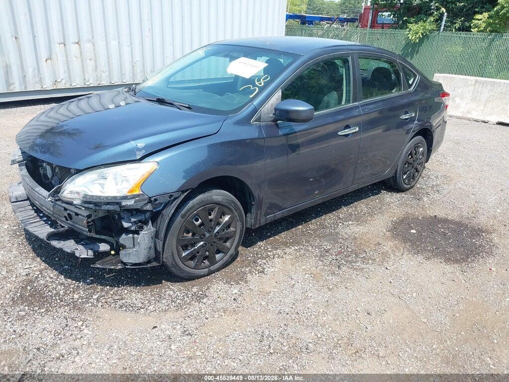3N1AB7AP6EY283720 2014 NISSAN SENTRA photo no. 2