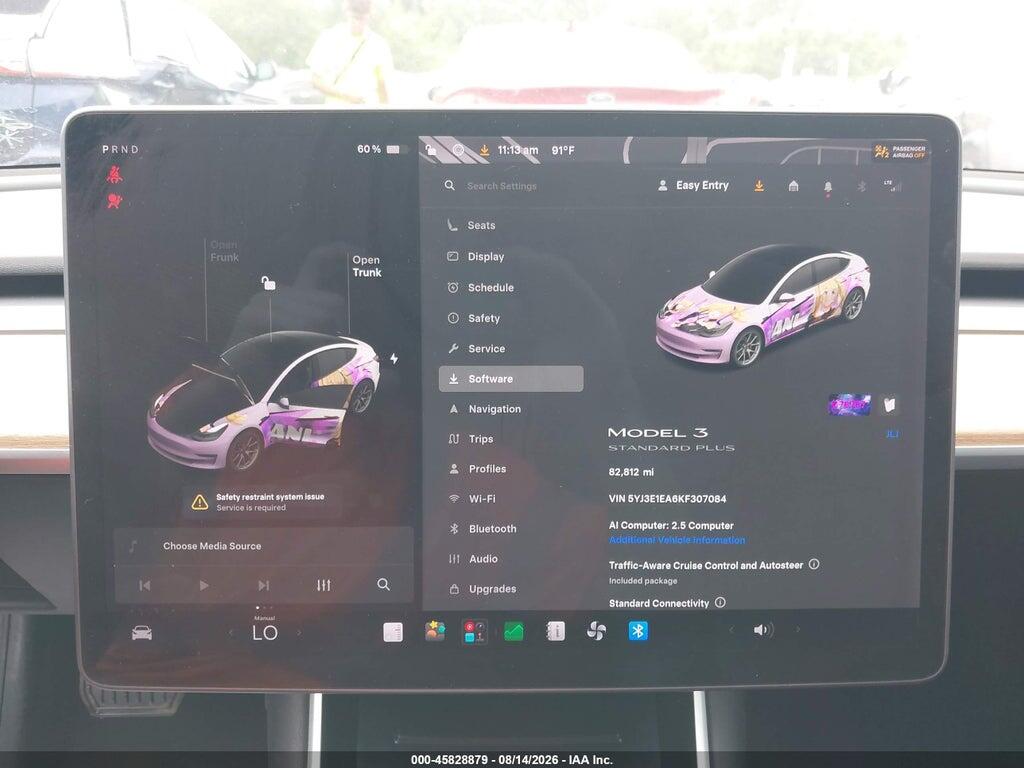 5YJ3E1EA6KF307084 2019 TESLA MODEL 3 photo no. 7