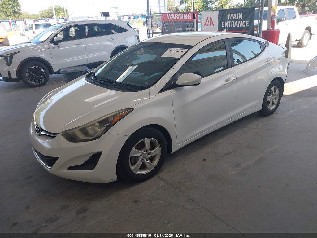 5NPDH4AE5FH599484 2015 HYUNDAI ELANTRA photo no. 2