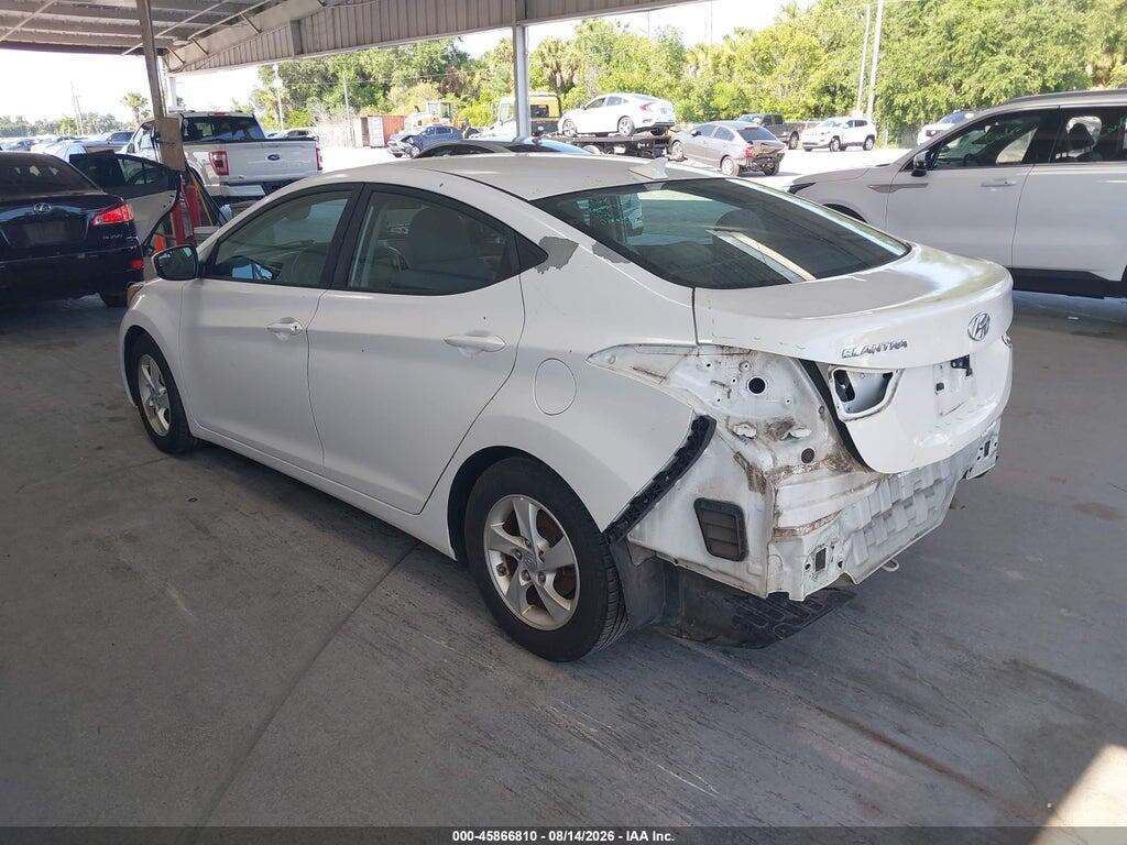 5NPDH4AE5FH599484 2015 HYUNDAI ELANTRA photo no. 3