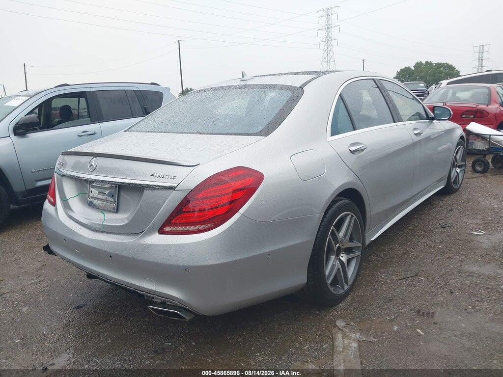 WDDUG8FB5FA103704 2015 MERCEDES-BENZ S 550 photo no. 4
