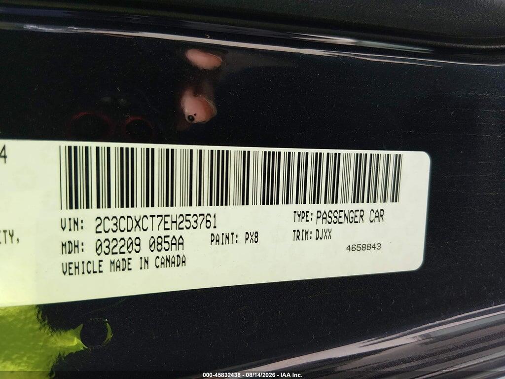 2C3CDXCT7EH253761 2014 DODGE CHARGER photo no. 9
