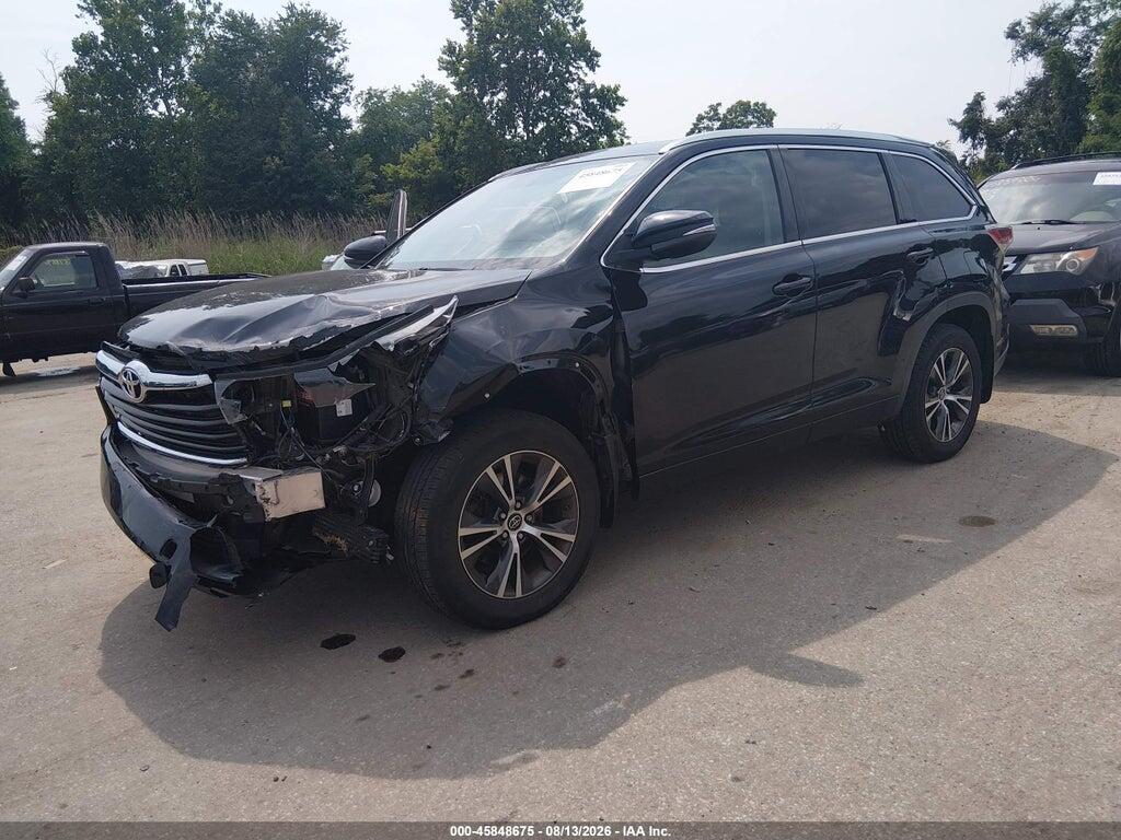 5TDJKRFH5GS300589 2016 TOYOTA HIGHLANDER photo no. 2
