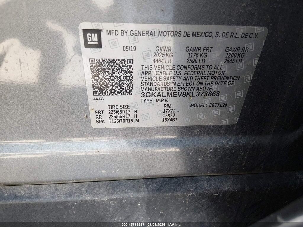 3GKALMEV8KL373868 2019 GMC TERRAIN photo no. 9