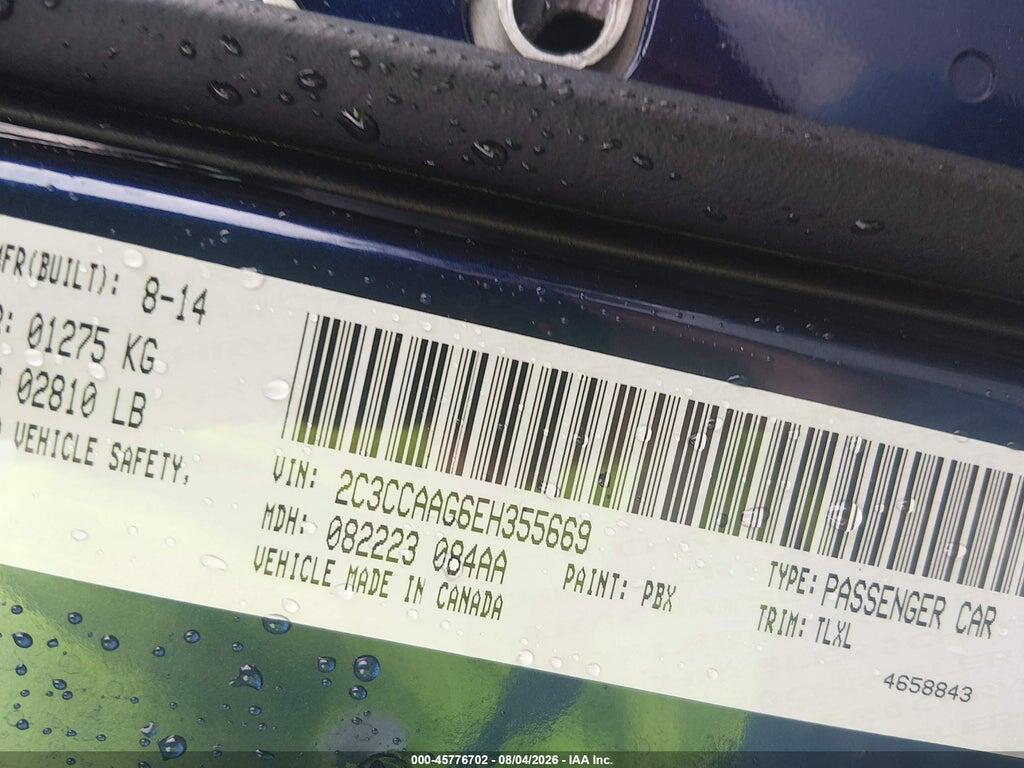 2C3CCAAG6EH355669 2014 CHRYSLER 300 photo no. 9