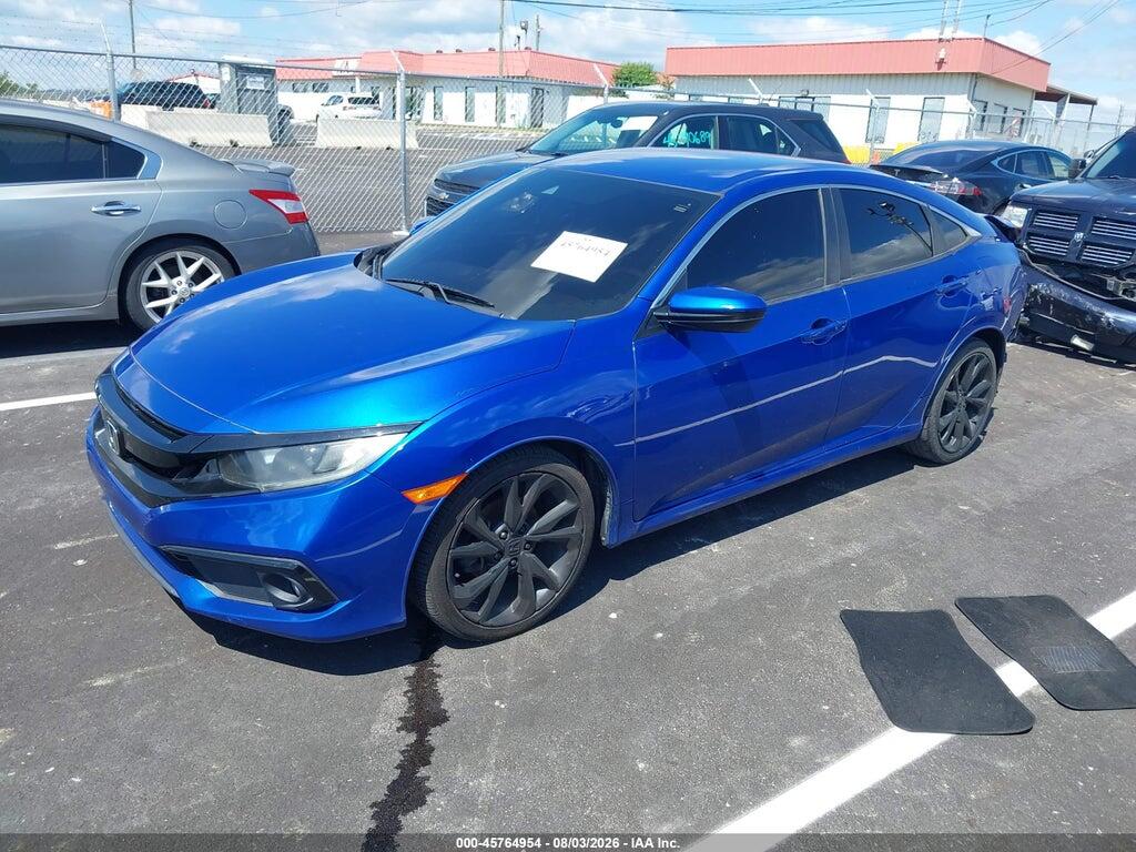 19XFC2F84KE010129 2019 HONDA CIVIC photo no. 2