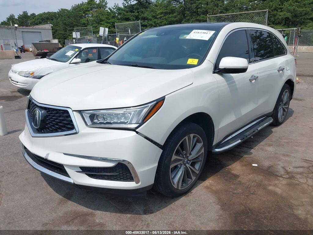 5FRYD3H54HB006095 2017 ACURA MDX photo no. 2