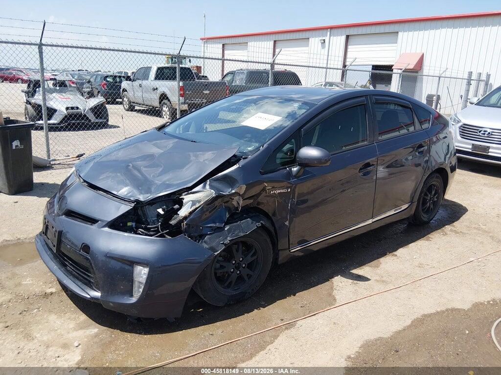 JTDKN3DU7F1875703 2015 TOYOTA PRIUS photo no. 2