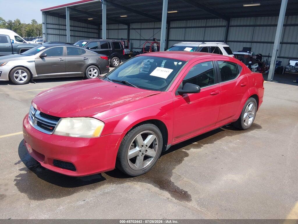 1C3CDZAB1DN610752 2013 DODGE AVENGER photo no. 2
